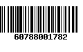 Código de Barras 60788001782