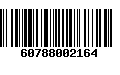 Código de Barras 60788002164