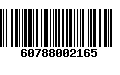 Código de Barras 60788002165