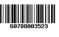 Código de Barras 60788003523