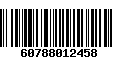 Código de Barras 60788012458