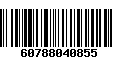 Código de Barras 60788040855