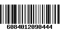 Código de Barras 6084012090444