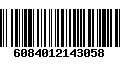 Código de Barras 6084012143058