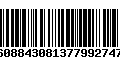Código de Barras 608843081377992747
