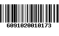 Código de Barras 6091020010173