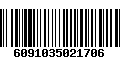 Código de Barras 6091035021706