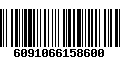 Código de Barras 6091066158600