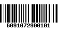 Código de Barras 6091072900101