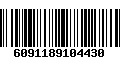 Código de Barras 6091189104430