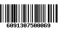 Código de Barras 6091307500069