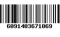 Código de Barras 6091403671069