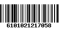 Código de Barras 6101021217058