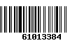 Código de Barras 61013384