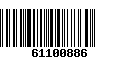 Código de Barras 61100886