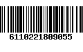 Código de Barras 6110221809055