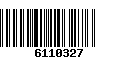 Código de Barras 6110327