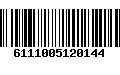 Código de Barras 6111005120144