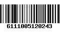 Código de Barras 6111005120243