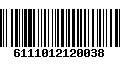 Código de Barras 6111012120038