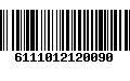 Código de Barras 6111012120090