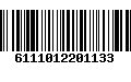 Código de Barras 6111012201133