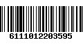 Código de Barras 6111012203595