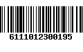 Código de Barras 6111012300195