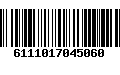 Código de Barras 6111017045060