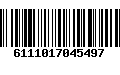 Código de Barras 6111017045497