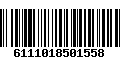 Código de Barras 6111018501558