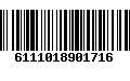 Código de Barras 6111018901716