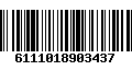 Código de Barras 6111018903437