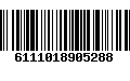 Código de Barras 6111018905288