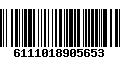 Código de Barras 6111018905653