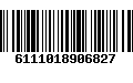 Código de Barras 6111018906827