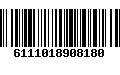 Código de Barras 6111018908180