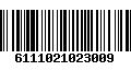 Código de Barras 6111021023009