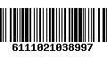 Código de Barras 6111021038997