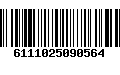 Código de Barras 6111025090564