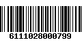 Código de Barras 6111028000799