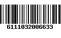 Código de Barras 6111032006633