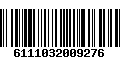 Código de Barras 6111032009276