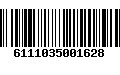 Código de Barras 6111035001628