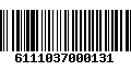 Código de Barras 6111037000131