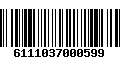 Código de Barras 6111037000599