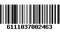 Código de Barras 6111037002463