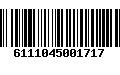 Código de Barras 6111045001717