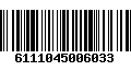 Código de Barras 6111045006033