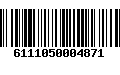 Código de Barras 6111050004871